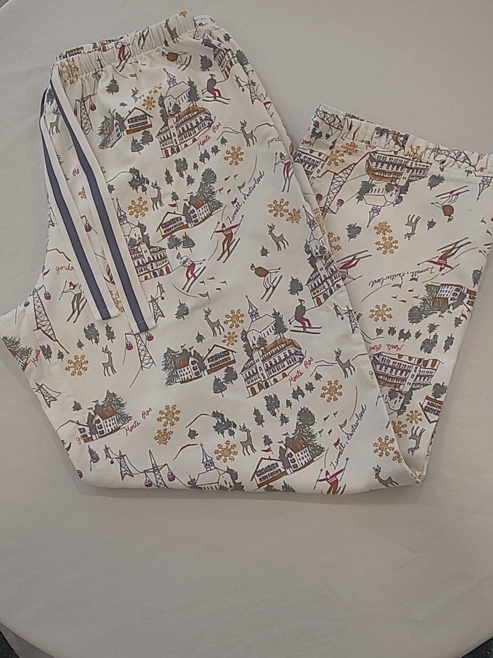 Sleep Sense Switzerland Winter PJ Pants Size L